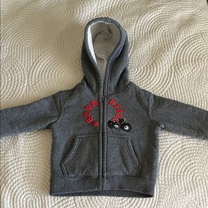Wonderkids Charcoal Hoodie with Red Motif